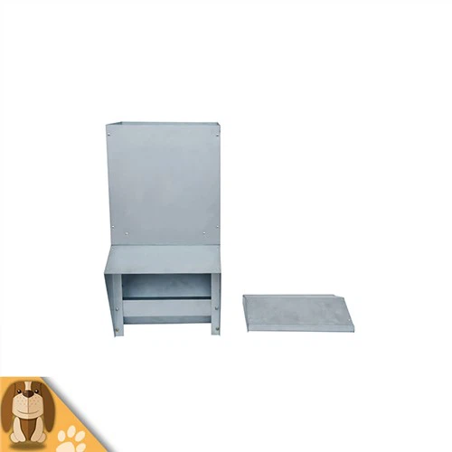 رین پروف آؤٹ ڈور جستی میٹل چکن فیڈر